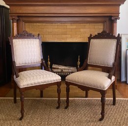 Eastlake Victorian Parlor Chairs