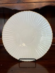 Lenox Pedestaled Plate With Gold Trim