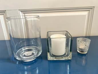 Collection Of Votives And Candle Holders (4)