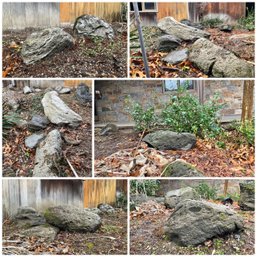 Approx 60 Outdoor Landscaping Rocks