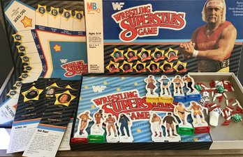 Vintage WWF Wrestling Superstars Board Game