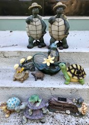 Grouping Of Statues For The Turtle Lover