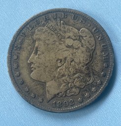 1892 S Morgan Silver Dollar San Francisco