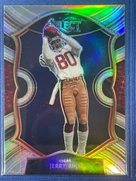 2021 Panini Select Concourse Level Jerry Rice Silver Prizm Card #20