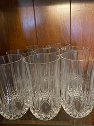 8 Tall Crystal Glasses