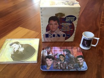 Limited Edition Elvis CDs Boxed Set, Extra CD Plus Elvis Souvenirs