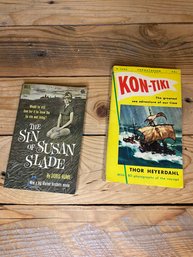 Sin Of Susan Slade Book And Kon-tiki Book