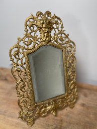 Gold Victorian Greek God Bacchus Vanity Mirror