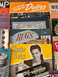 Vintage Crochet & Knitting Pattern Books & Magazines