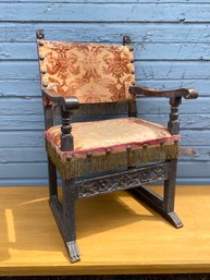 Antique Spanish Or Italian Armchair 18th/19th Century