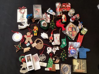 Christmas Ornaments From Around The Country And The World Many Handcrafted