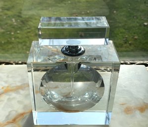Fabulous Solid Crystal Contemporary Perfume Bottle