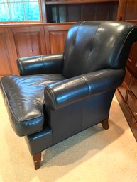 Handsome Dapha Leather Club Chair  (W2)