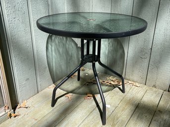 Outdoor Patio Table With Glass Top
