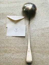 Large Georgian Sterling Silver Sauce Ladle