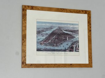 City Of New York Currier & Ives - Well Framed Print