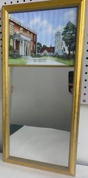 Gold Framed Tufts University Mirror