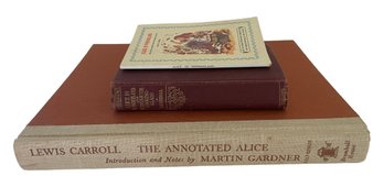 Three Books On Alice In Wonderland