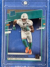 2020 Panini Donruss Clearly Rated Rookie Lynn Bowden Jr. Card #RR-LBJ