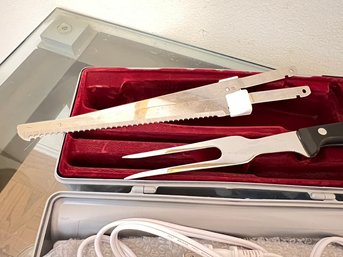 Hamilton Beach Electric Knife W/ Fork And Knife