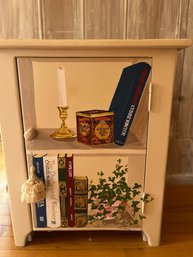 Hand Painted Wooden 'book' Cabinet