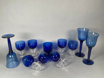 A Great Variety Of Cobalt Blue Glasses