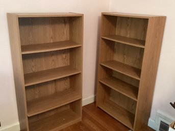 Pair Matching Bookcases Utility