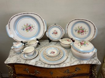 Vintage Limoges Triumph Prince Rupert USA 22K Gold Trim China Set