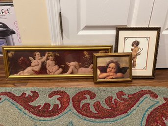 3 Wall Arts Of Cherubs