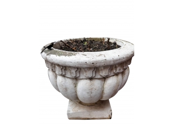 Cement Planter With Base