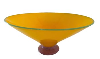 Vintage Murano Glass Bowl 11' X 5'