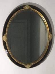 Uttermost Oval Beveled Beautiful Mirror, Gold Accents