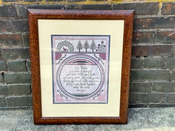 A Framed Quote Print