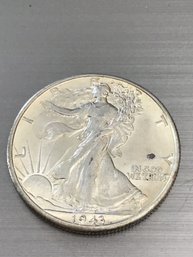 1943-d Liberty Walking Silver Half Dollar