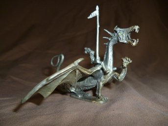 Dragon Rider Partha Pewter Figurine