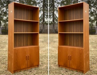 A Pair Of Vintage Mid Century Bookcases Or Wall Units