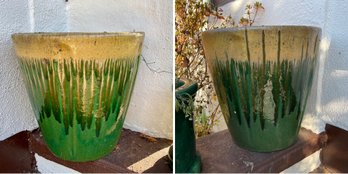 Pair Of Ombre Outdoor Planters