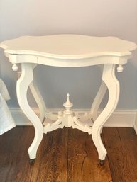 White Country Side Table