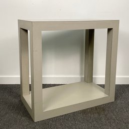 Grey Laminate Console Table