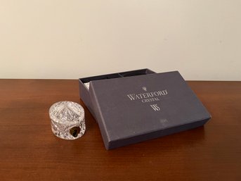 Waterford Crystal Lidded Oval Box - Unused