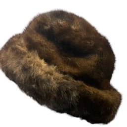 A Vintage Fur Hat Possibly Size Small