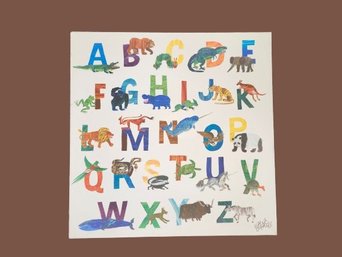 A-Z Boy Alphabet Fine Art For Kids