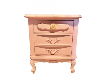 French Provincial Pink Night Stand