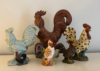 Rooster Table Top Decor In A Variety Of Sizes (6)