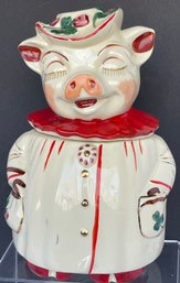 Vintage Shawnee Winnie Smiling Pig Cookie Jar- READ DESCRIPTION