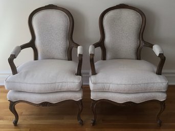 PR. Elegant Boudoir, Carved Upholstered Chairs.