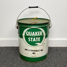 Quaker State Hydraulic Oil Pail