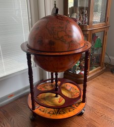 Large Floor Model Globe Bar