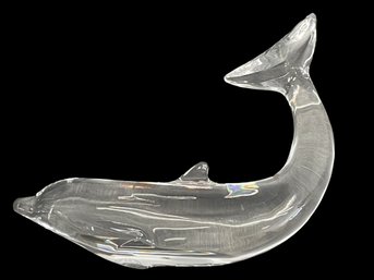 Baccarat Crystal Dolphin