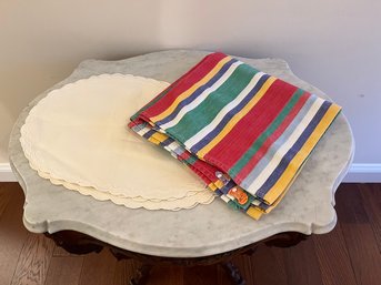 Linen Table Matts & Table Cloth